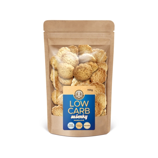 Low carb sušenky mandlové s proteinem